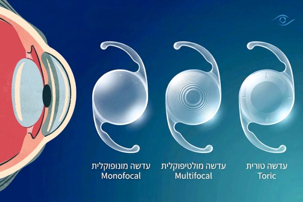סוגי עדשות בניתוח קטרקט - דר אפרים ברקו